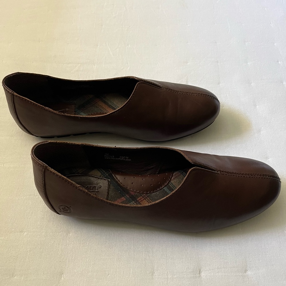 BORN-CHAN LEATHER FLAT - Picture 4 of 6